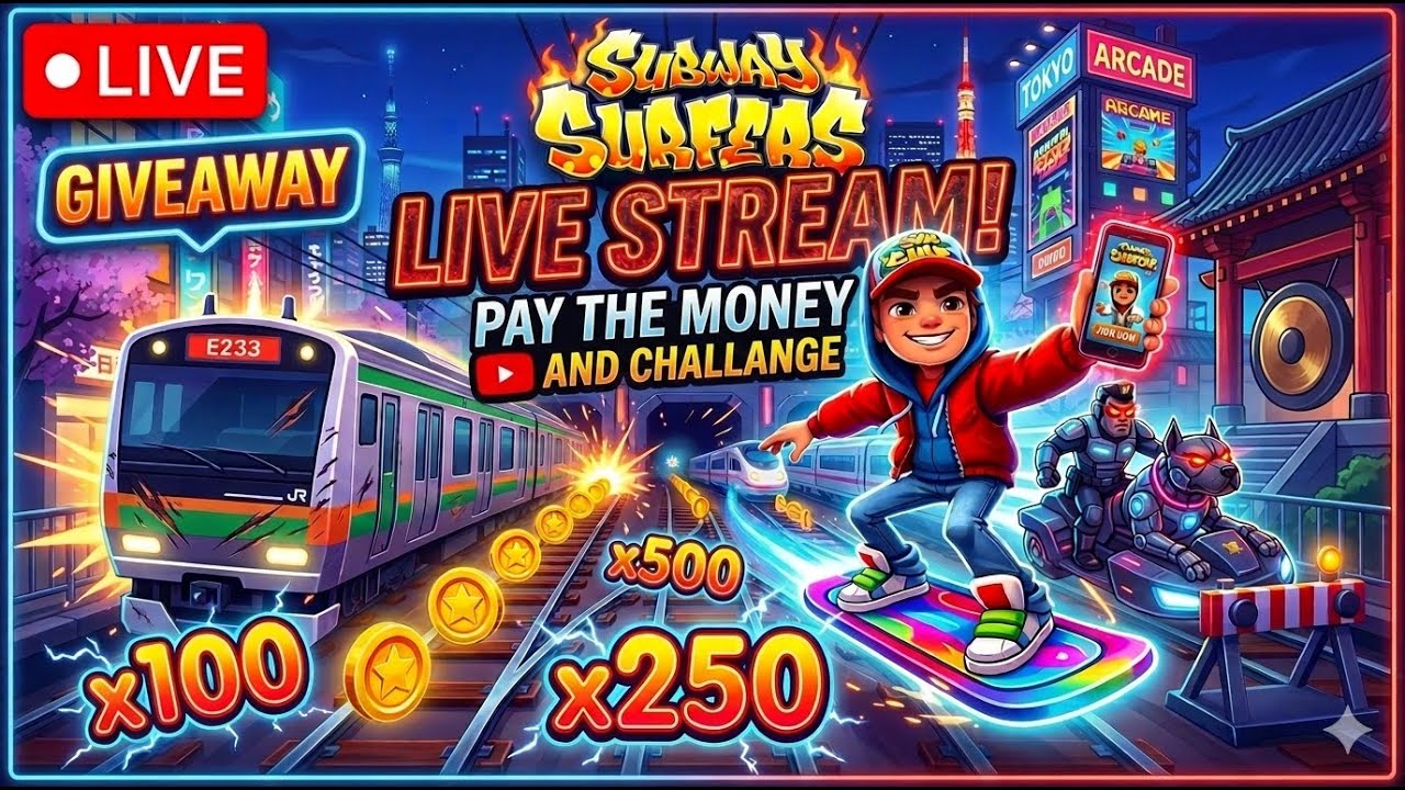 Subway surfers live #shortsfeed #subwaysurfer #subwaysurferlive