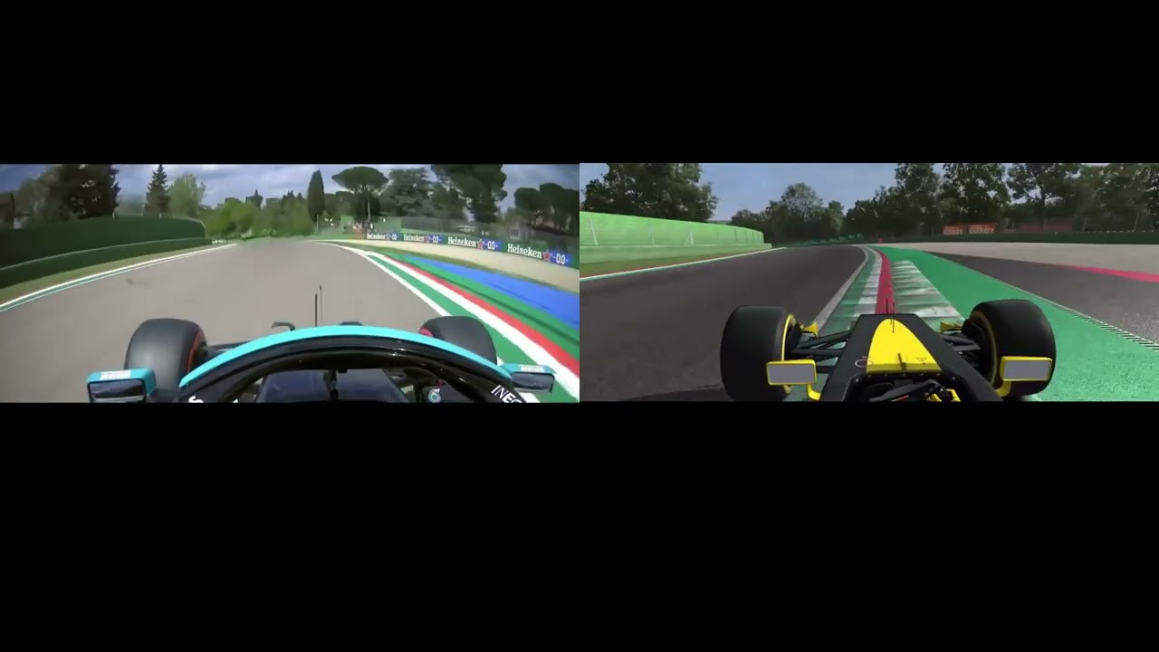 Fake 2022 vs Real 2021 at Imola