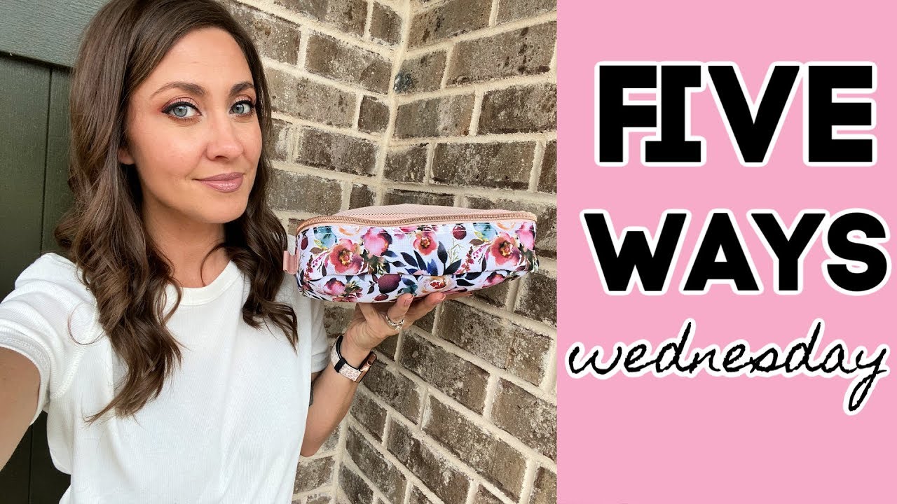 HOW TO PACK THE ITZY RITZY MEDIUM PACKING CUBE // FIVE WAYS WEDNESDAY
