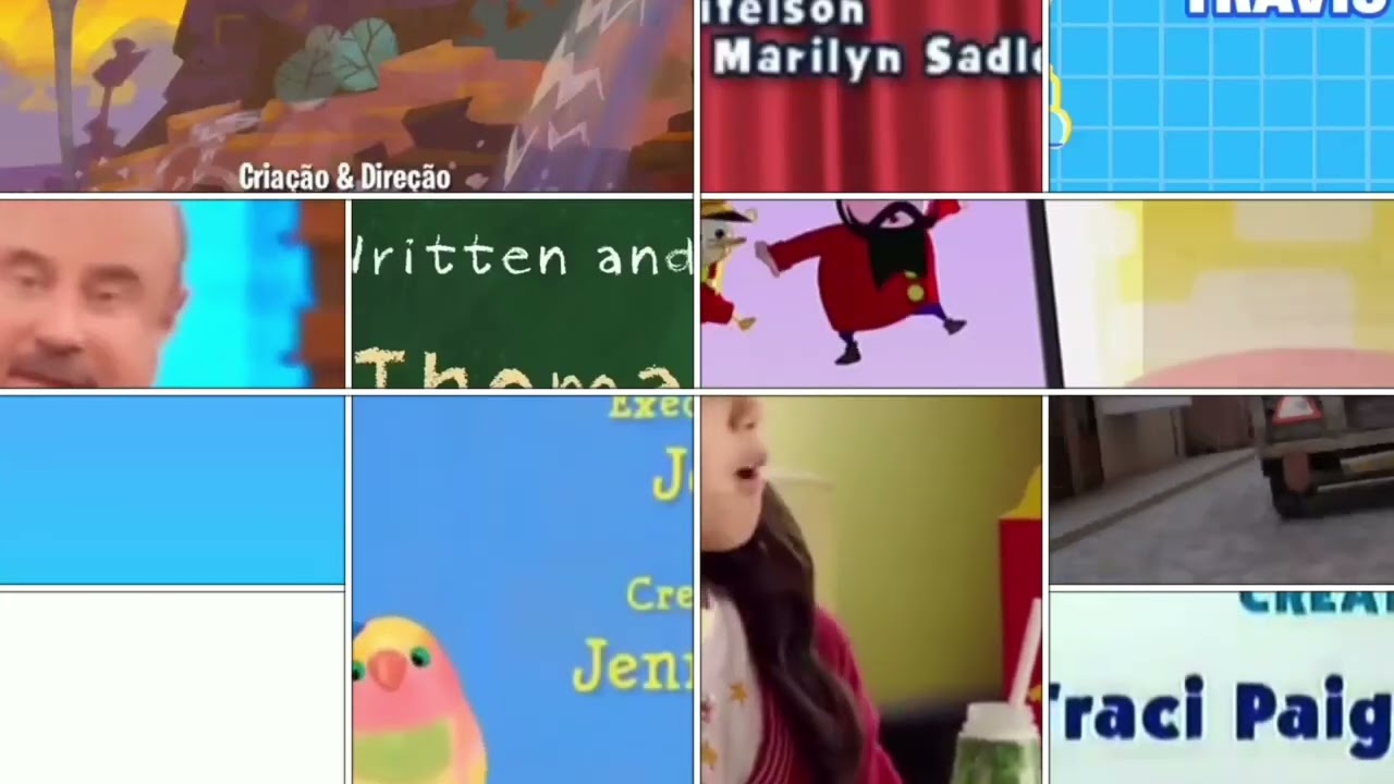 3&B, B’s C, BGG, Dr. Phil, HM, IC, LNMC, MDMHMMC, Owl, Pupstruction, Pocoyo, STFD, TT Credits Remix