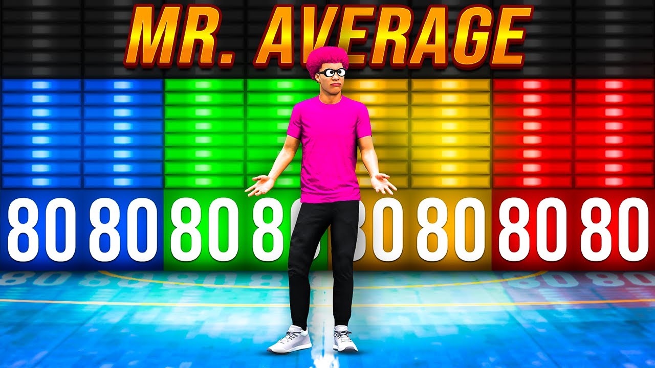The Most AVERAGE Build in NBA 2K23 (All 80 Attributes)