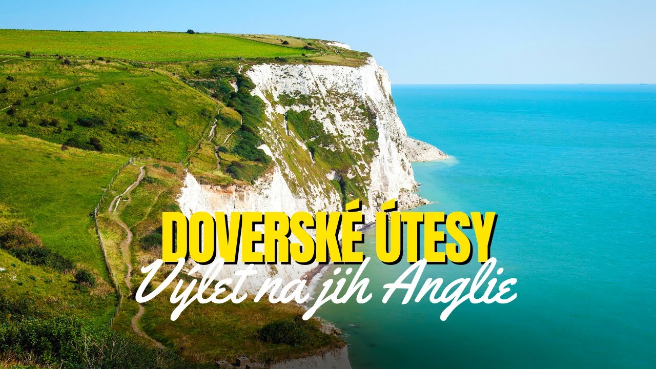 Doverské útesy v jižní Anglii