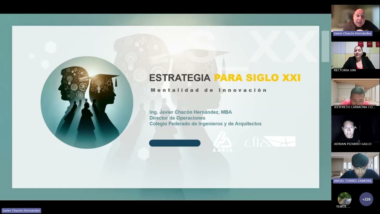 Charla Inaugural del IQ-2026: Ingeniería del siglo XXI: el reto de la innovación