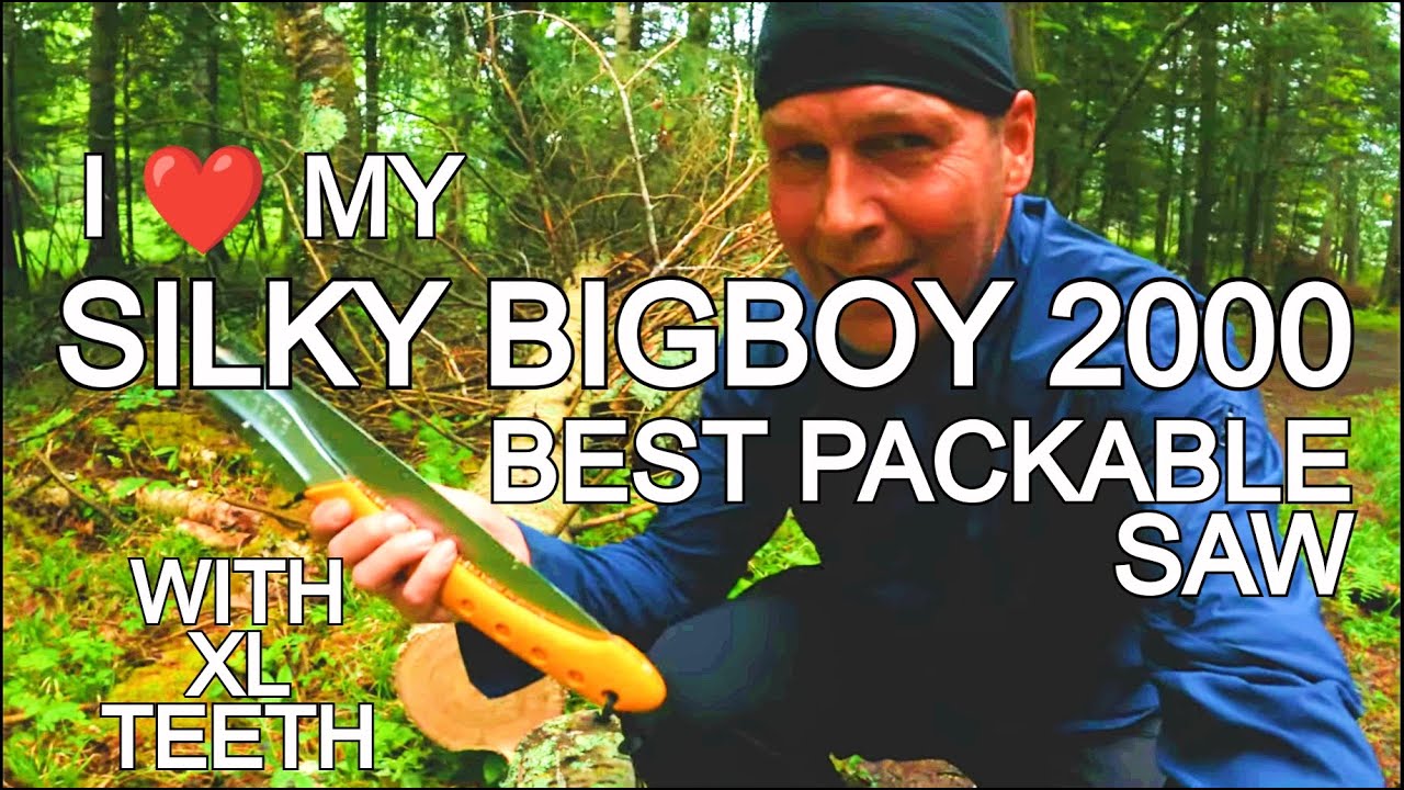 SILKY BIGBOY 2000 FOLDING SAW XL TEETH | BEST BACKPACKING SAW DEMO REVIEW | 4k GoPro 9