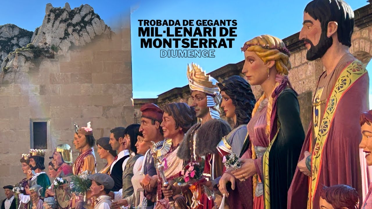 Trobada de gegants del Mil·lenari de Montserrat - Diumenge