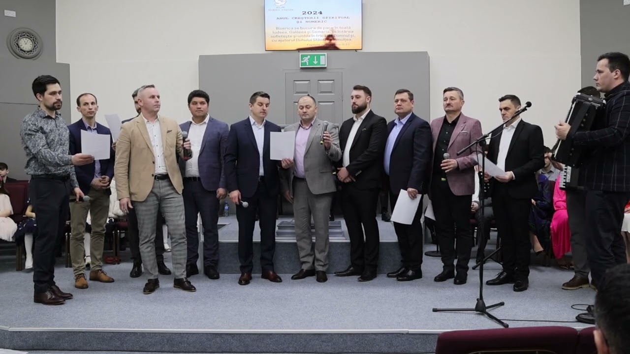 Grupul bărbătesc Betel Dublin - E ceasul &icirc;nserării pe păm&acirc;nt. 11 Februarie 2024