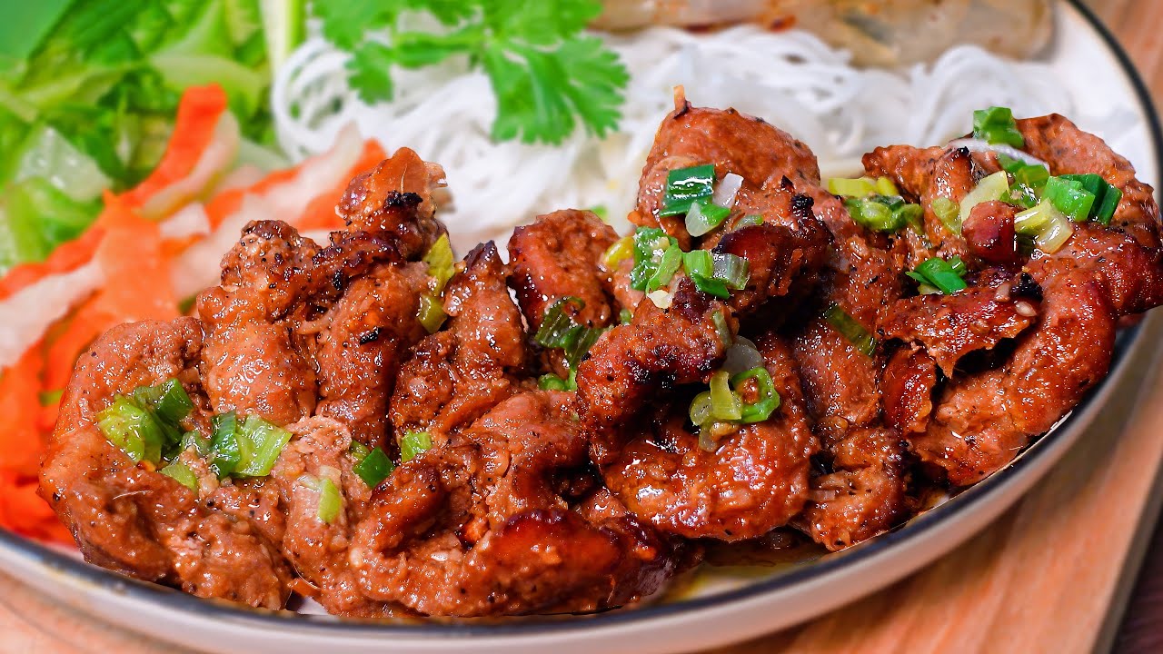 BEST Vietnamese Lemongrass Pork 💯 Thit Nuong Recipe