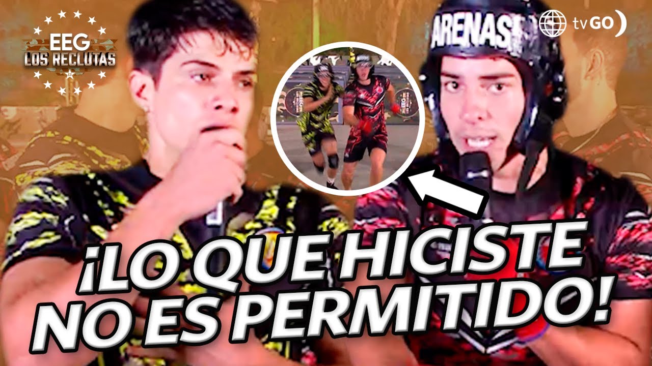 EEG Los Reclutas: Piero Arenas le reclamó a Kevin Díaz por cometer falta (HOY)