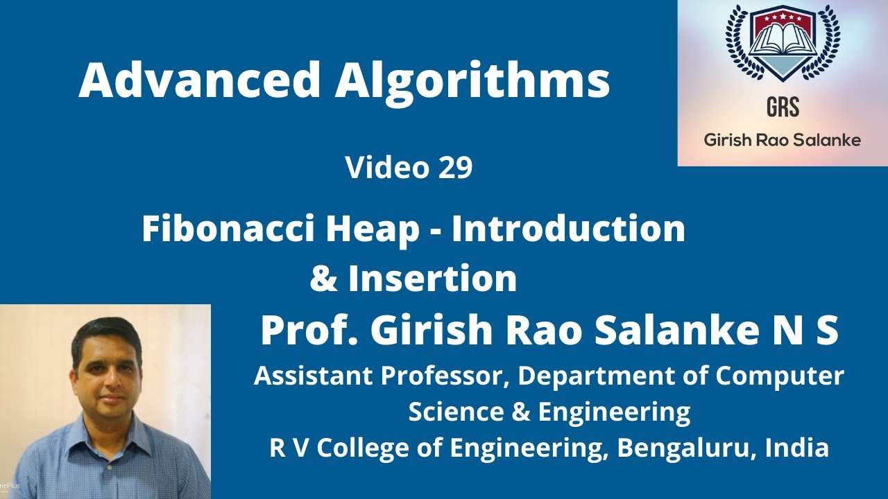 29  Fibonacci Heap 1 -  Introduction & Insertion