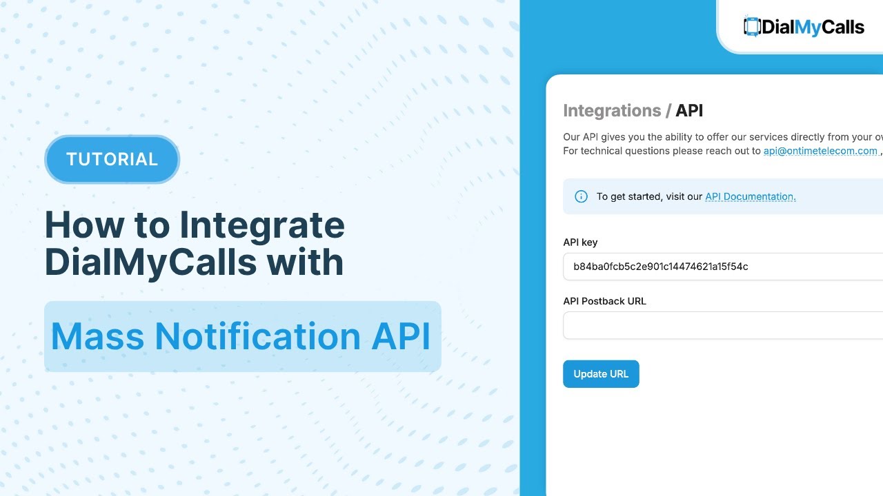 Video Tutorial: How to Integrate DialMyCalls Mass Notification API