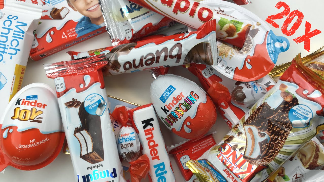 Все конфеты Ferrero Kinder TEST