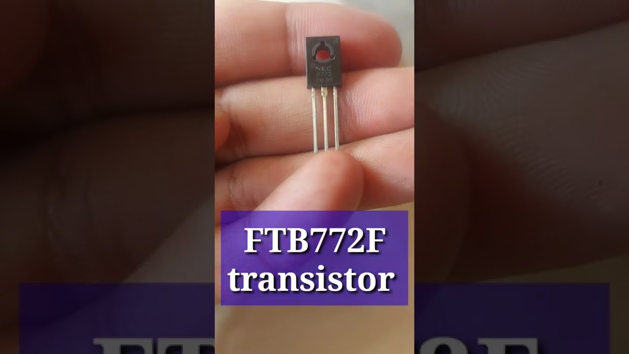 B772 replacement/equivalent transistor | electronics | #shorts
