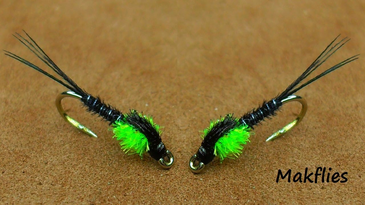 Fly Tying a Micro Fritz Black Pheasant Tail Nymph by Mak