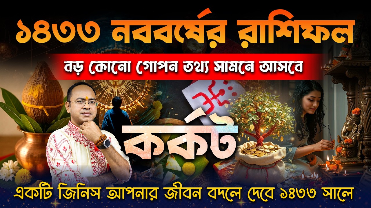 কর্কট রাশি ১৪৩৩ কেমন যাবে? | Karkat Rashi 1433 Bengali Horoscope | সাবধান না কি সুসংবাদ? Santanu Dey