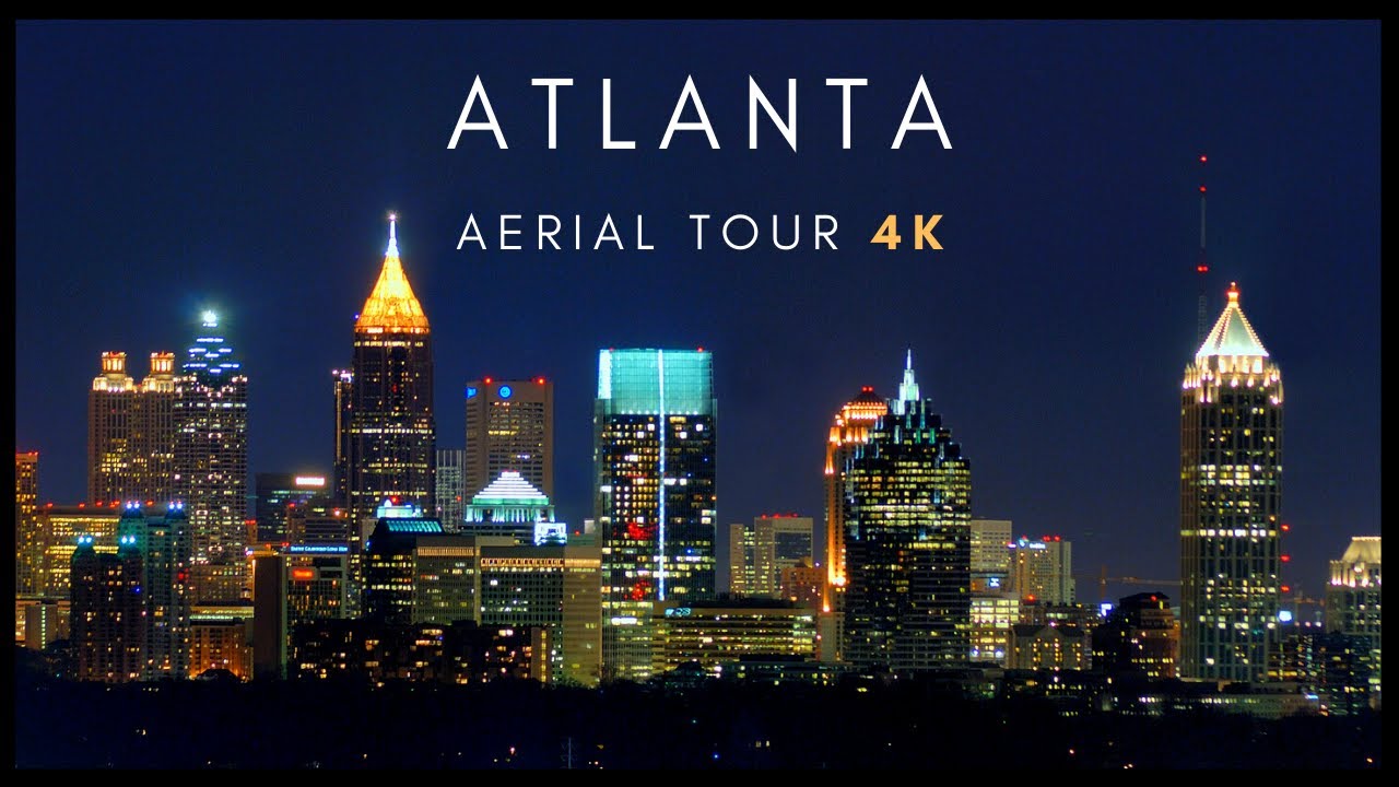 Downtown Atlanta - 4K AERIAL DRONE 2