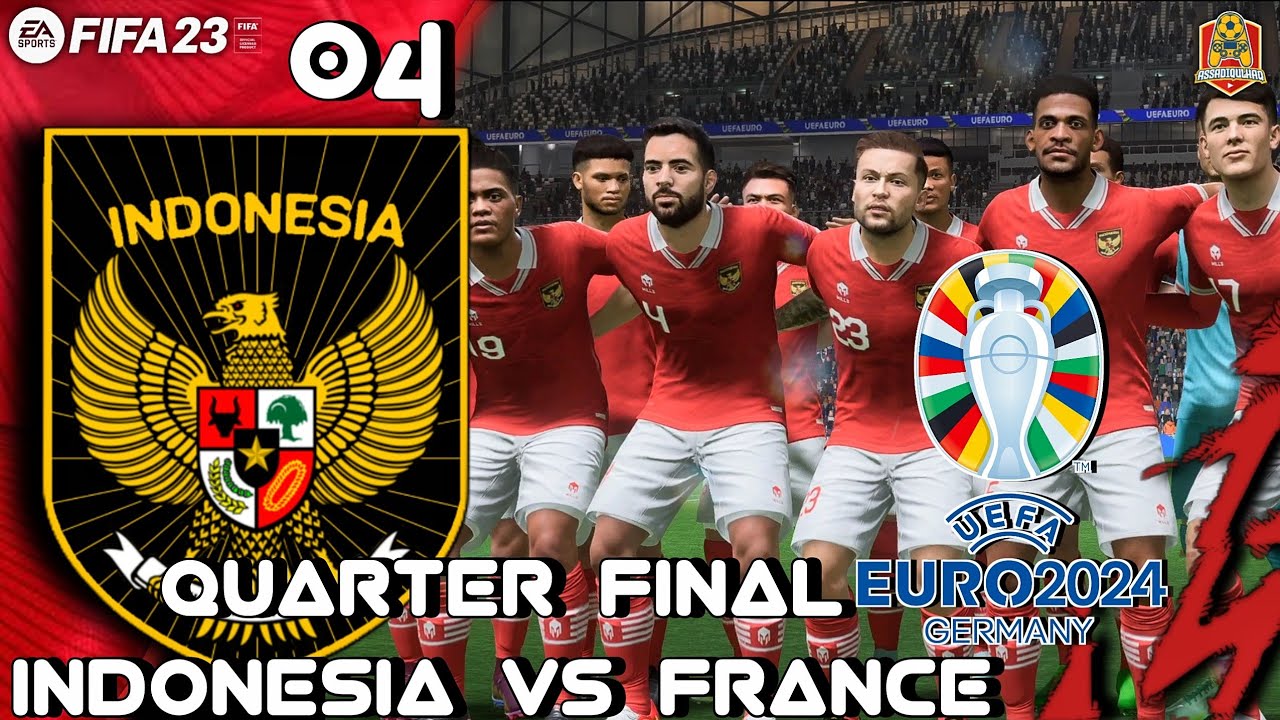 TIMNAS INDONESIA VS PRANCIS! HASILNYA SANGAT DILUAR NURUL | FIFA 23 UEFA EURO 2024 INDONESIA #4