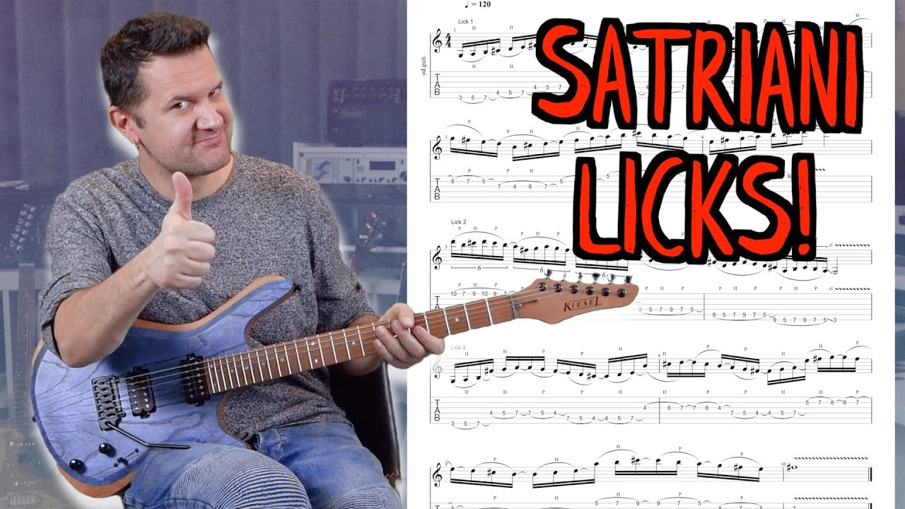 Great Joe Satriani-Inspired Legato Licks