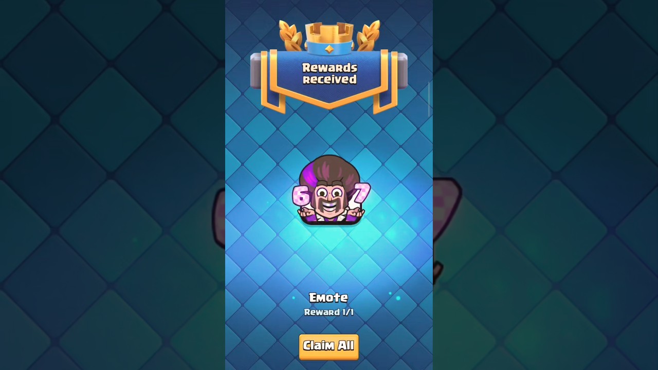 НОВЫЙ 67 ЭМОЦИЯ БЕСПЛАТНО!! #clashroyale #67 #эмоция