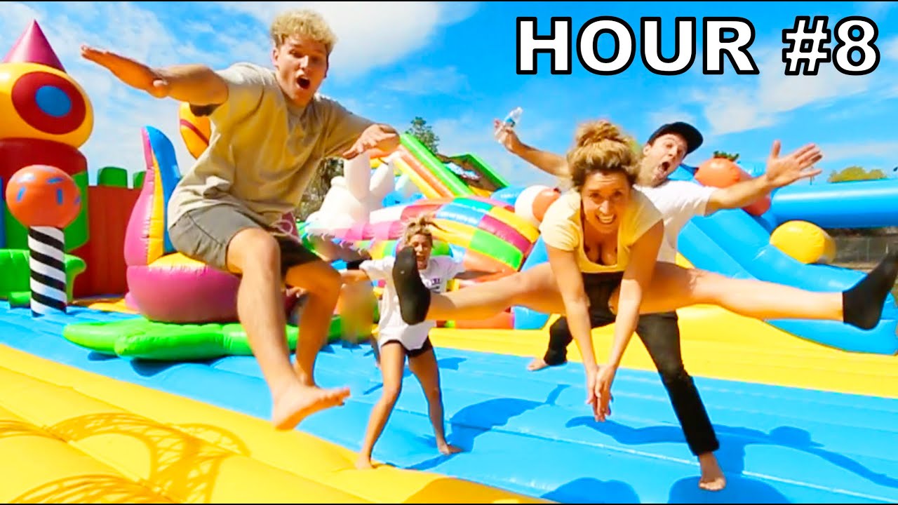 Last Jumping in Worlds Largest Bounce House Wins!