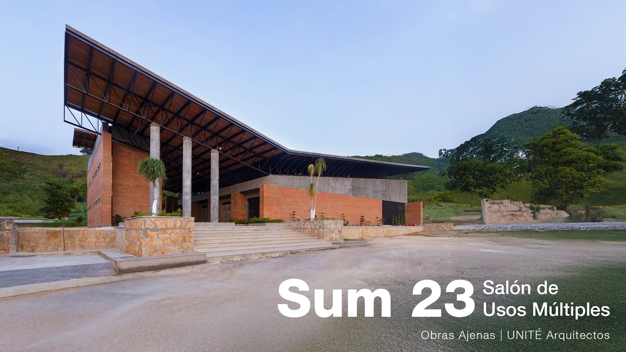 Salón de Usos Múltiples en Chiapas: diseño permeable y funcional | Obras Ajenas | SUM 23