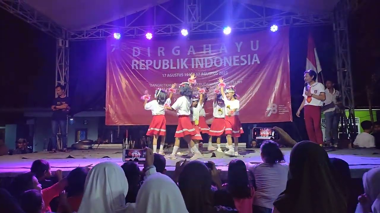 Tarian HUT RI ke 78 lagu lagi cantik