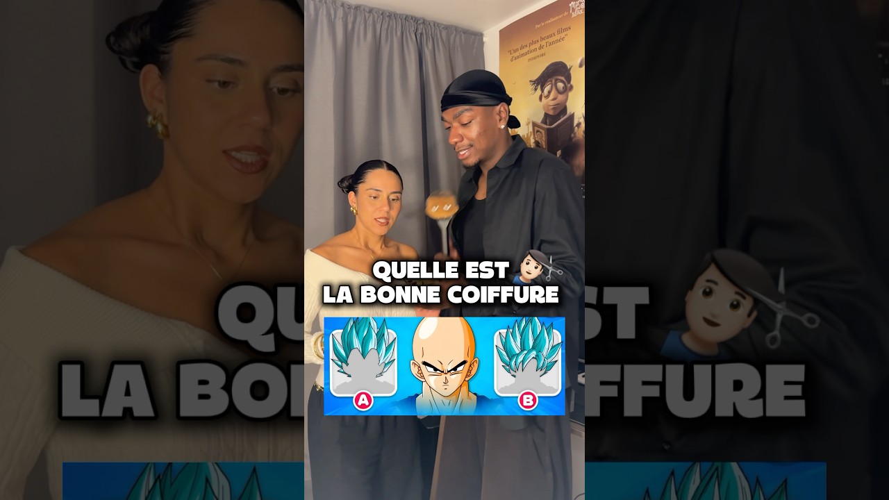 QUELLE EST LA BONNE COIFFURE DU PERSONNAGE ?