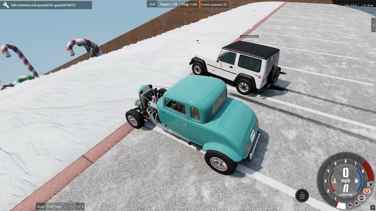 Zax Plays BeamNG - Down Hill 1 and 2 Christmas Edition