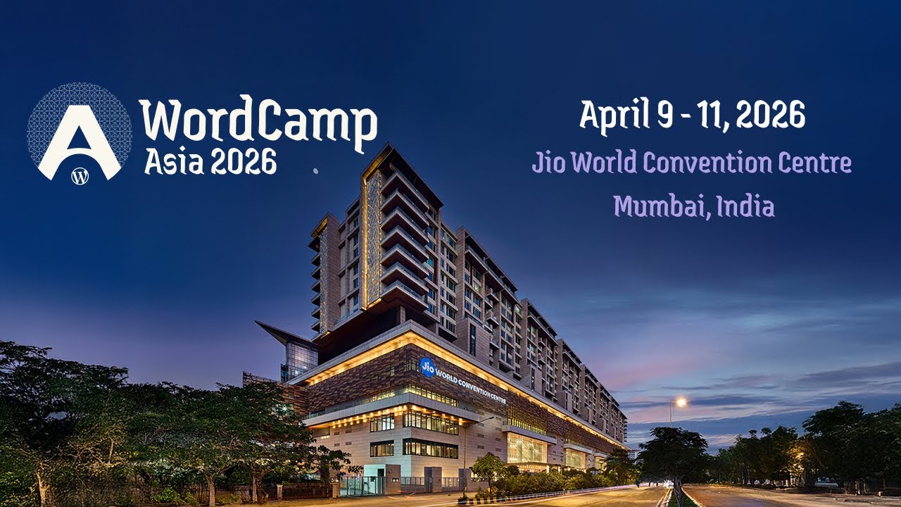WordCamp Asia 2026 - Mumbai, India