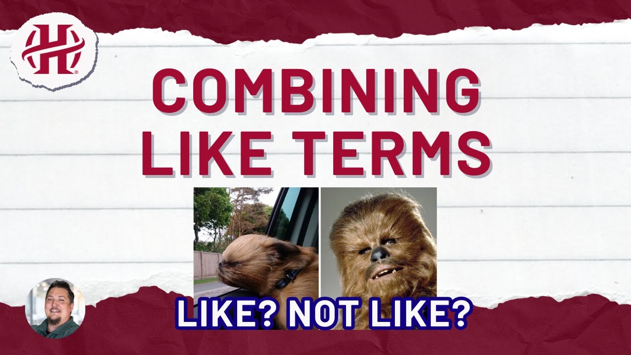 Combining Like Terms Notes and Answers