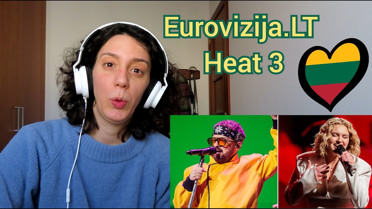 Eurovizija.LT Heat 3 Finalists: Black Biceps and Paulè - Eurovision Lithuania Reaction