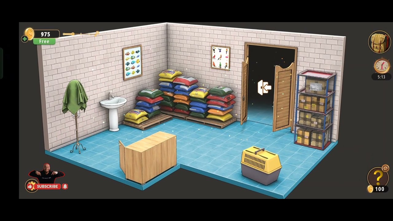 Rooms and exits - chapter 2 - Level 12 Pet shop full walkthrough