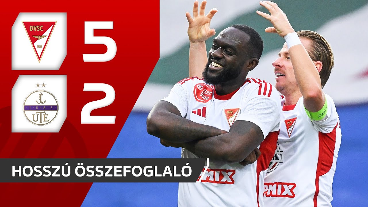 Fizz Liga: Debreceni VSC&ndash;&Uacute;jpest FC 5&ndash;2 | hossz&uacute; &ouml;sszefoglal&oacute;