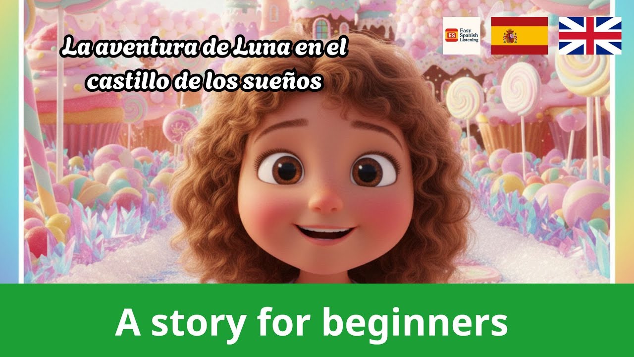 LEARN SPANISH with Simple Story for beginners – La aventura de Luna en el castillo de los sueños