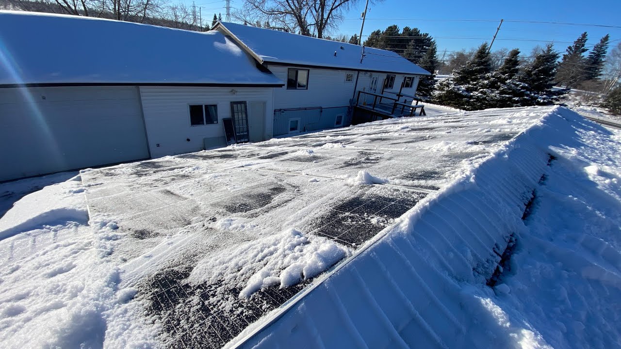 Solar Production in the winter-Canada