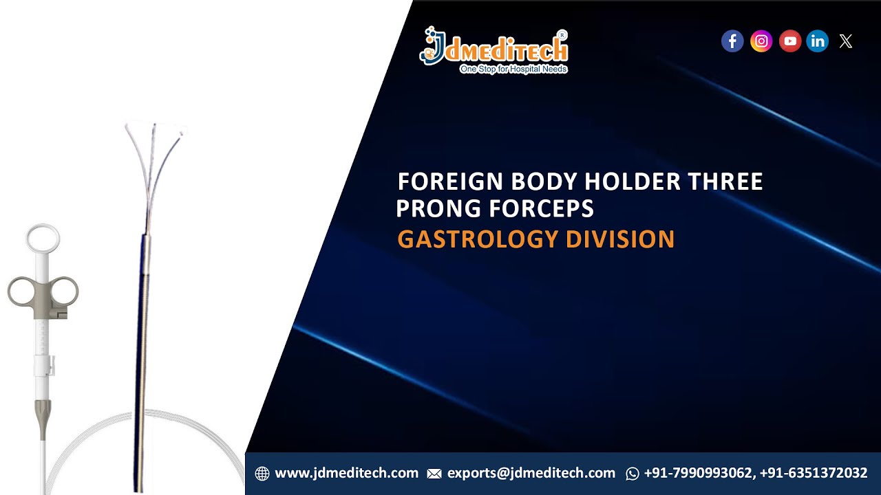 Foreign Body Holding Forcep (2,3,4 Prong) | Endoscope | Gastrology | JDMeditech India