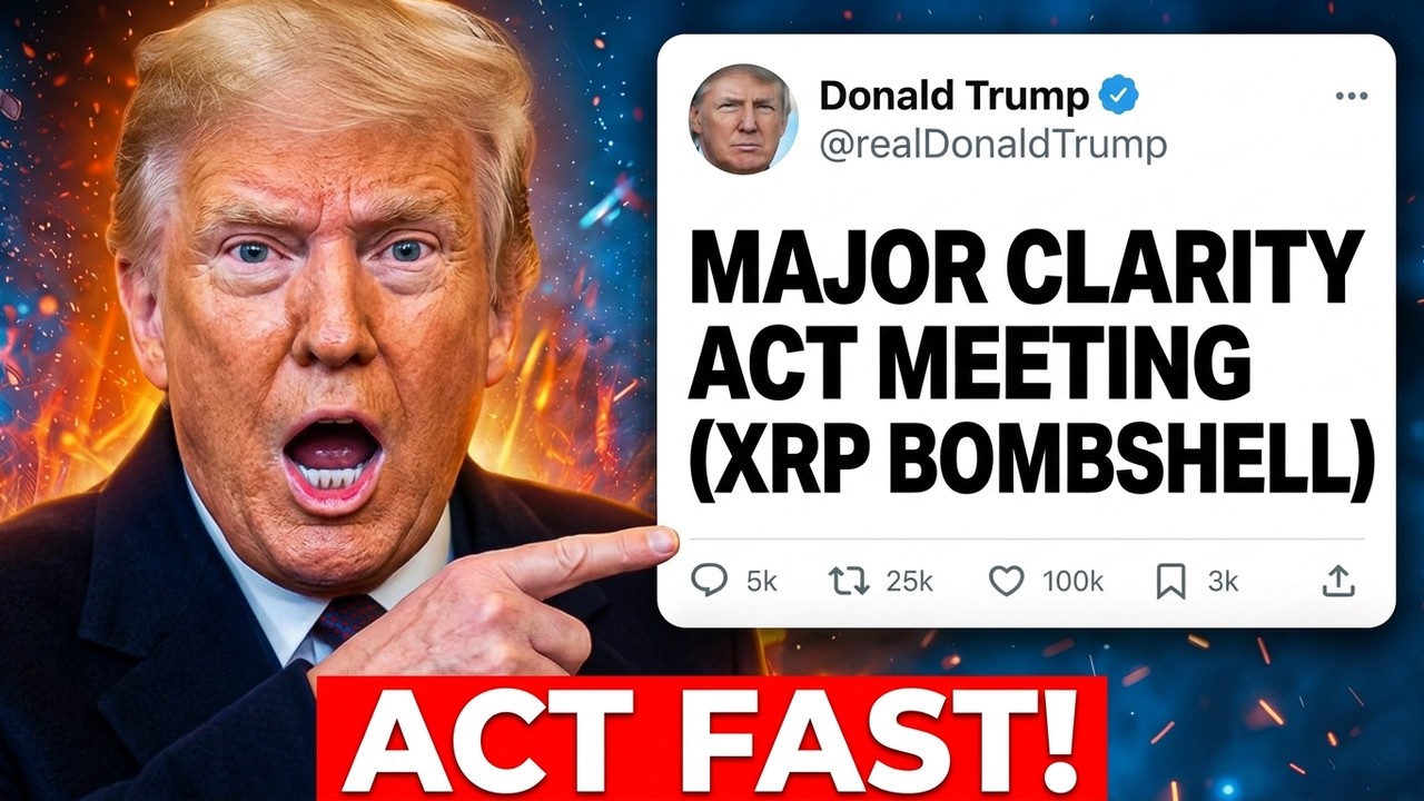 ЗАВТРА ТРАМП СКИНЕТ ГРОМКУЮ XRP-БОМБУ!!! (ДЕЙСТВУЙТЕ БЫСТРО)