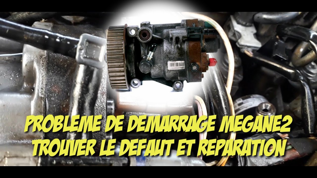مشكل الديماراجprobleme de demarrage megane2 diagnostic avec delphi trouver le defaut et reparation.