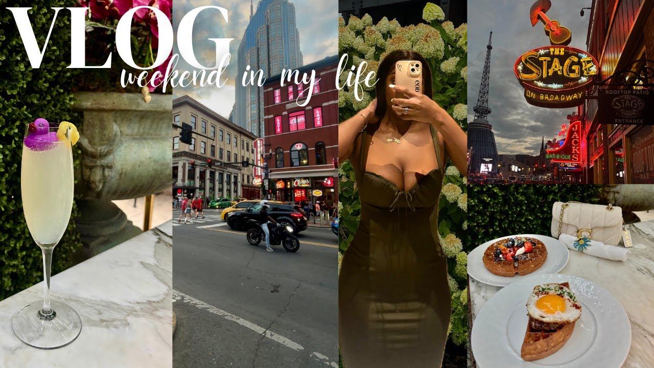 VLOG♡ |WEEKEND IN MY LIFE |Nashville Road Trip, Brunch Date, Distillery Tour, Exploring Downtown etc