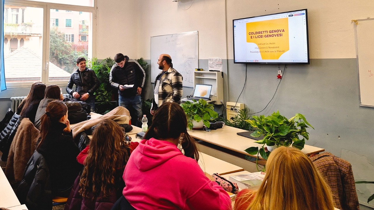Natura in Aula, il Progetto di Coldiretti Genova nei licei