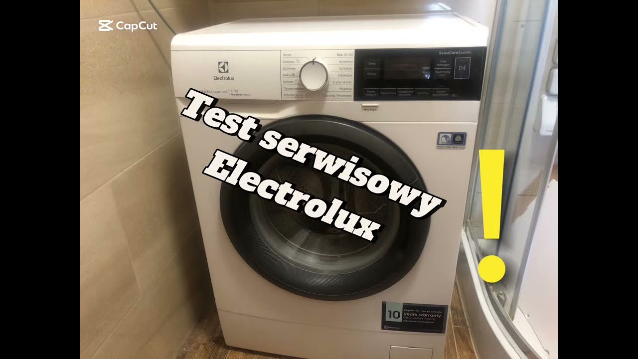 🔧 Test serwisowy pralek Electrolux &ndash; instrukcja krok po kroku! 🔧
