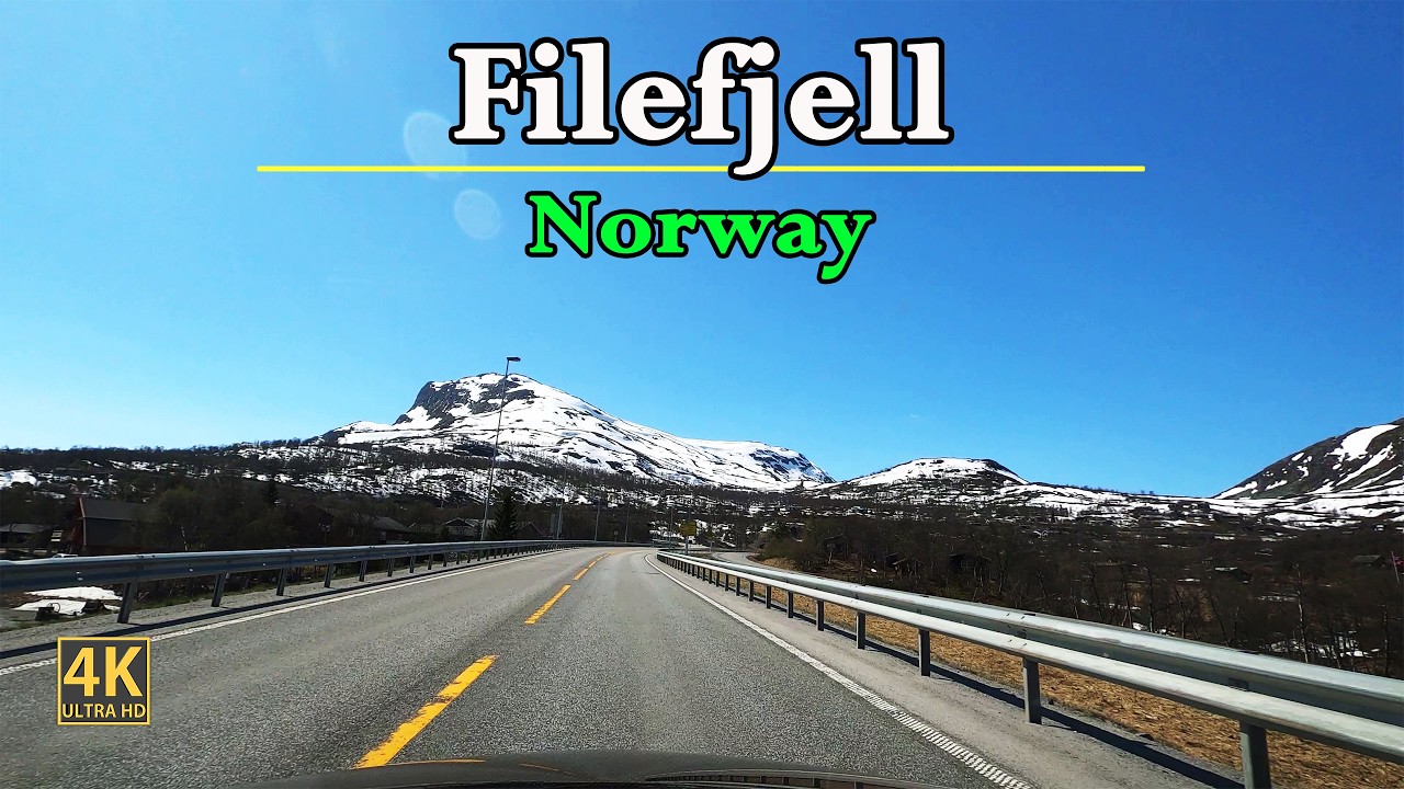 Filefjell Pass In Norway 🇳🇴 | Scenic Road Trip In Stunning 4k