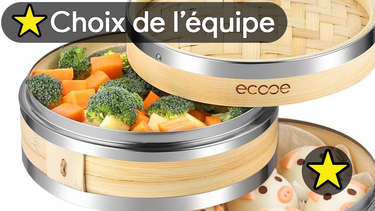 🏆 TOP 3 MEILLEUR PANIER VAPEUR EN BAMBOU 2025 🔥