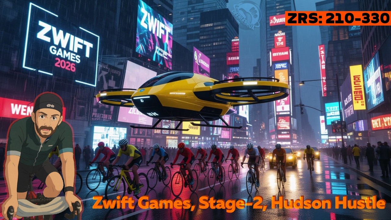 The Punchy Apple! Zwift Games Stage-2: Hudson Hustle - ZRS 210-330 - Thurs 18:10