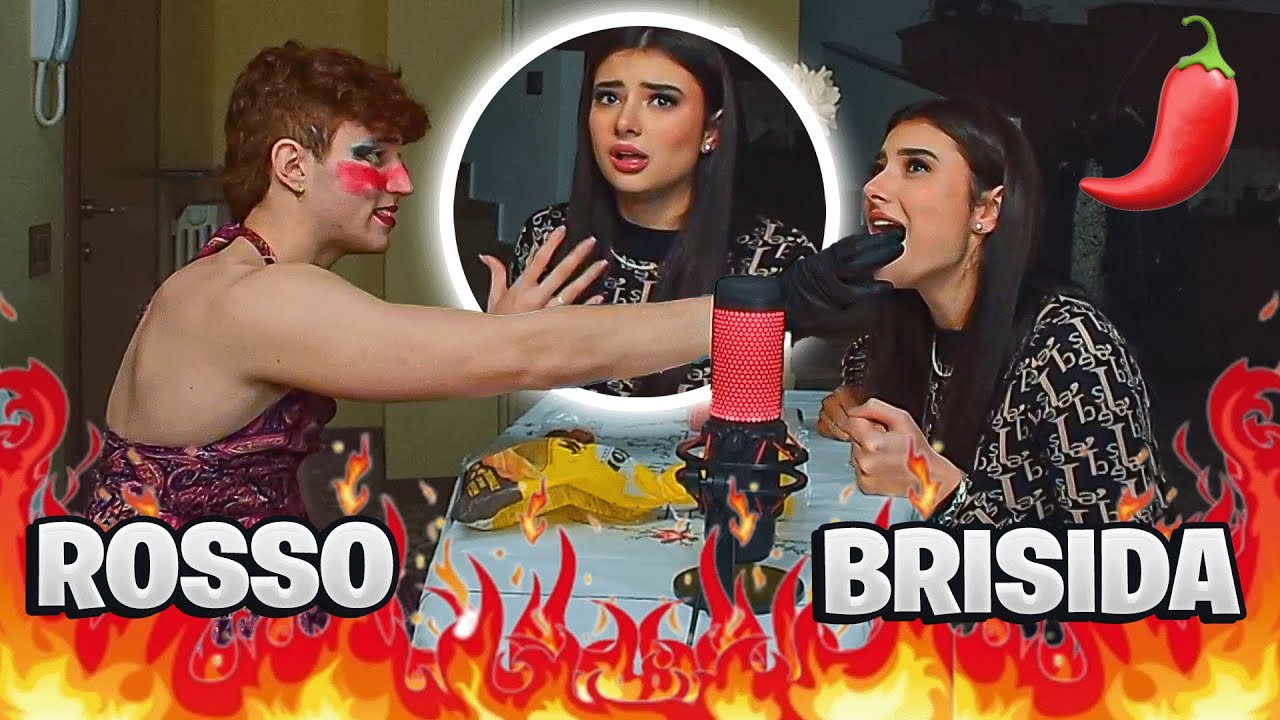 BRISIDA Mangia il PEPERONCINO Più PICCANTE al Mondo in Live dal Rosso!!*STA MALE