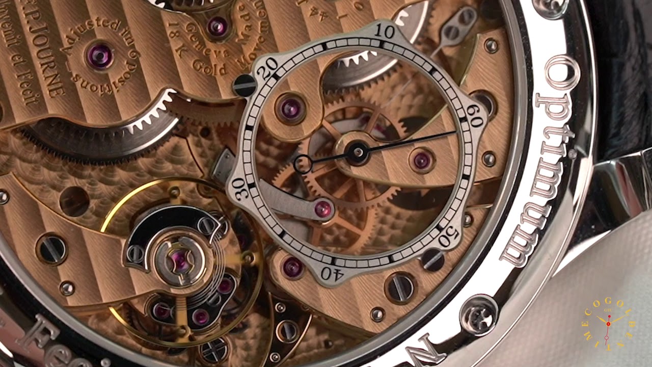 18k Rose Gold movement F.P Journe  Chronométre Optimum in platinum