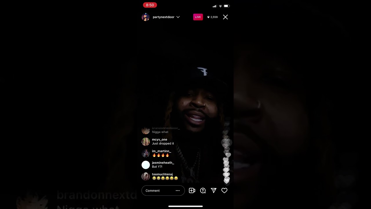 PARTYNEXTDOOR IN THE STUDIO PLAYING UNLRELEASED MUSIC - IG LIVE   08 28 21 PART 2