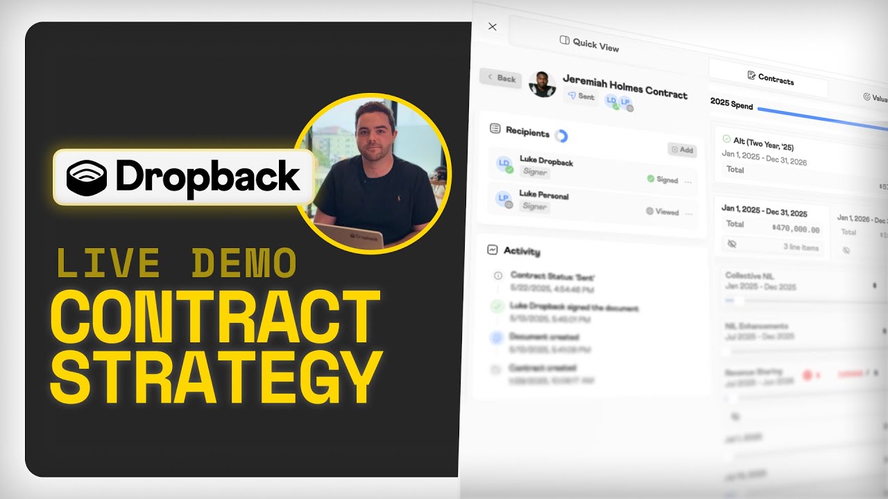 Dropback Deep Dive: Contract Strategy