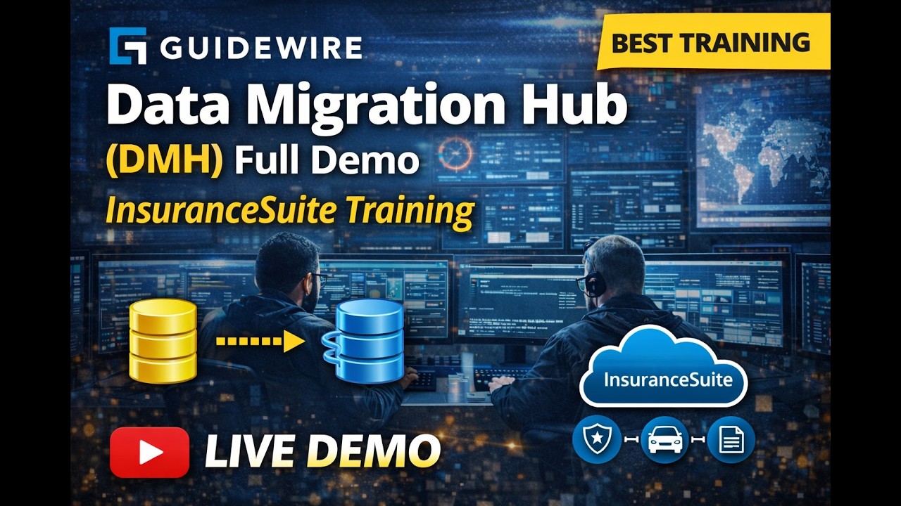 Guidewire Data Migration Hub (DMH) Full Demo | InsuranceSuite Training