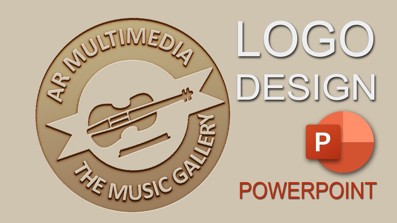 Best Logo Design in MS PowerPoint 2020 | Professional Musical Logo Design in PPT 2021[AR Multimedia]