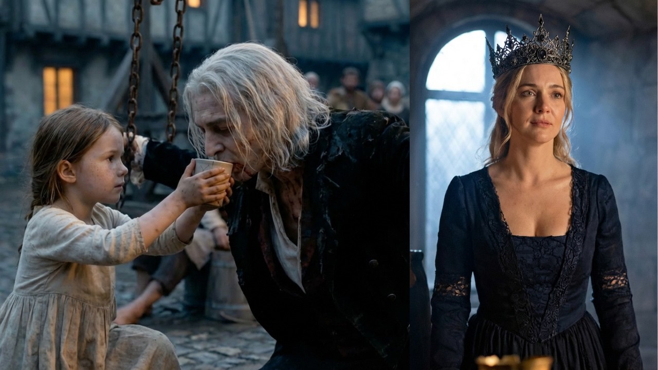 Vampire King Was Chained in Town Square When Girl Brought Water—20 Years Later She Wore His Crown